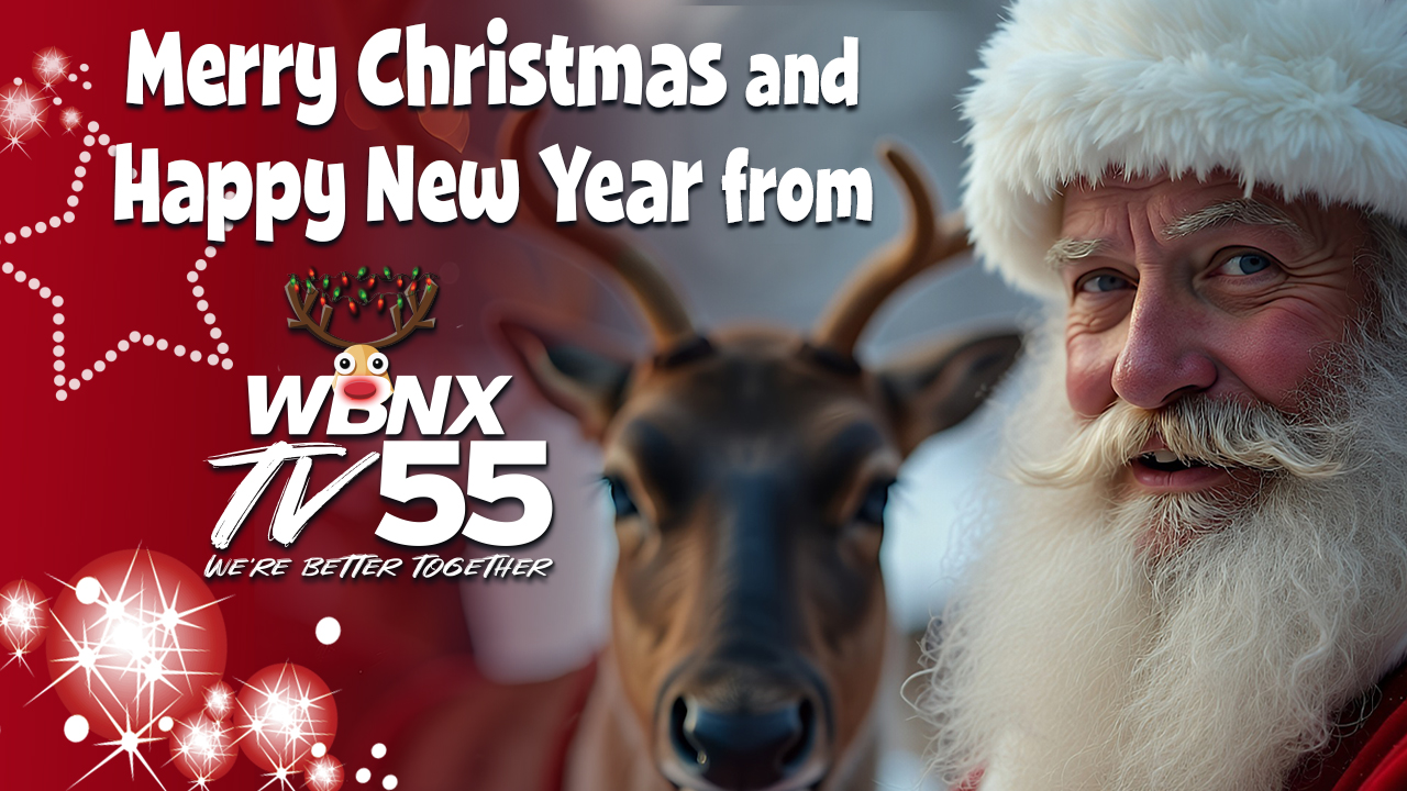 Merry Christmas and Happy New Year from WBNX-TV55!