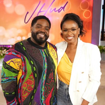 Ron Funches with Jennifer Hudson